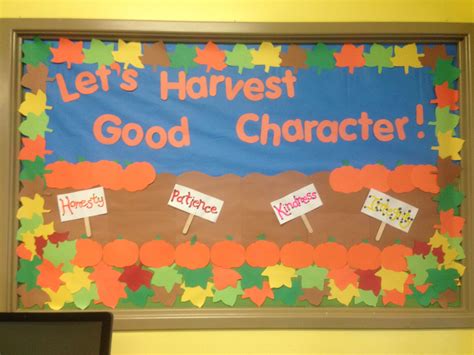 fall harvest bulletin board ideas|fall bulletin boards.